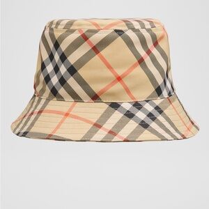 Burberry Check-print Twill Bucket Hat